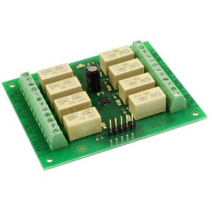 RLY08 - 8 channel I2C/Serial relay